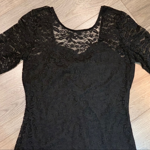 Kismet Lace Top with 3/4 Length Sleeve - Picture 1 of 5